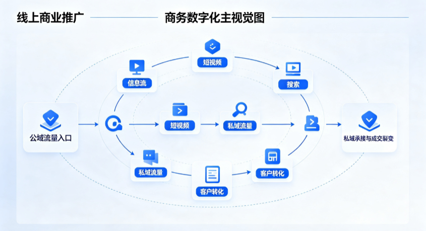 科尔沁区线上商业推广怎么做？全域流量闭环搭建与低成本转化实战指南